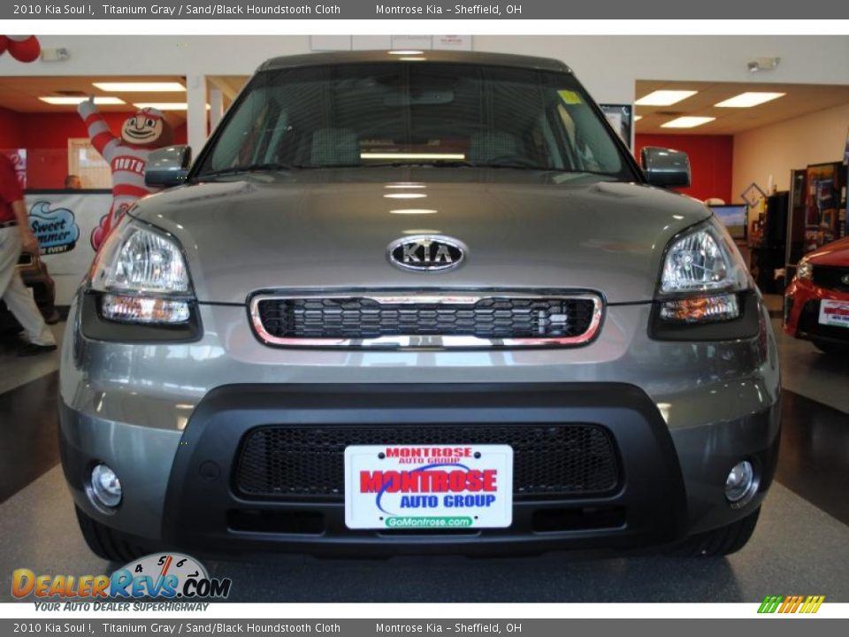 2010 Kia Soul ! Titanium Gray / Sand/Black Houndstooth Cloth Photo #12