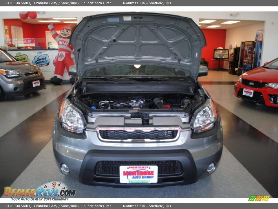 2010 Kia Soul ! Titanium Gray / Sand/Black Houndstooth Cloth Photo #22