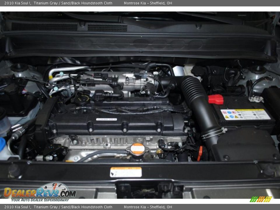 2010 Kia Soul ! Titanium Gray / Sand/Black Houndstooth Cloth Photo #23