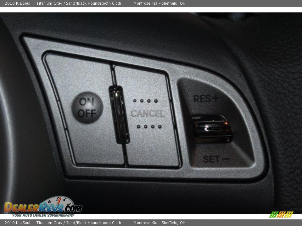 2010 Kia Soul ! Titanium Gray / Sand/Black Houndstooth Cloth Photo #30