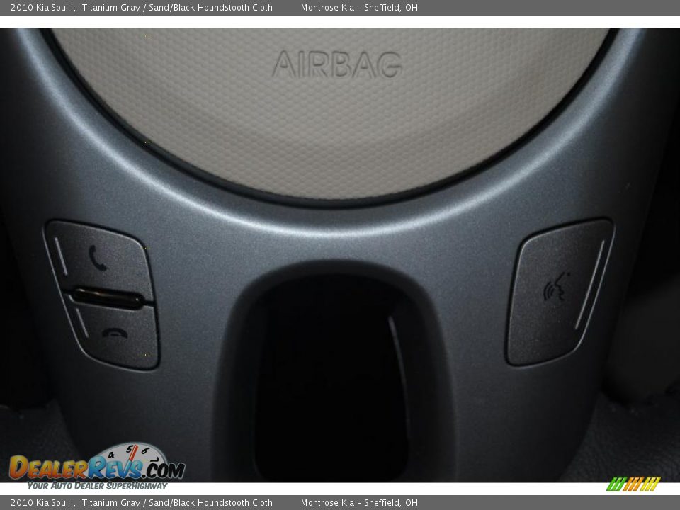 2010 Kia Soul ! Titanium Gray / Sand/Black Houndstooth Cloth Photo #31