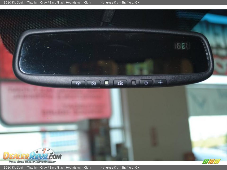 2010 Kia Soul ! Titanium Gray / Sand/Black Houndstooth Cloth Photo #34