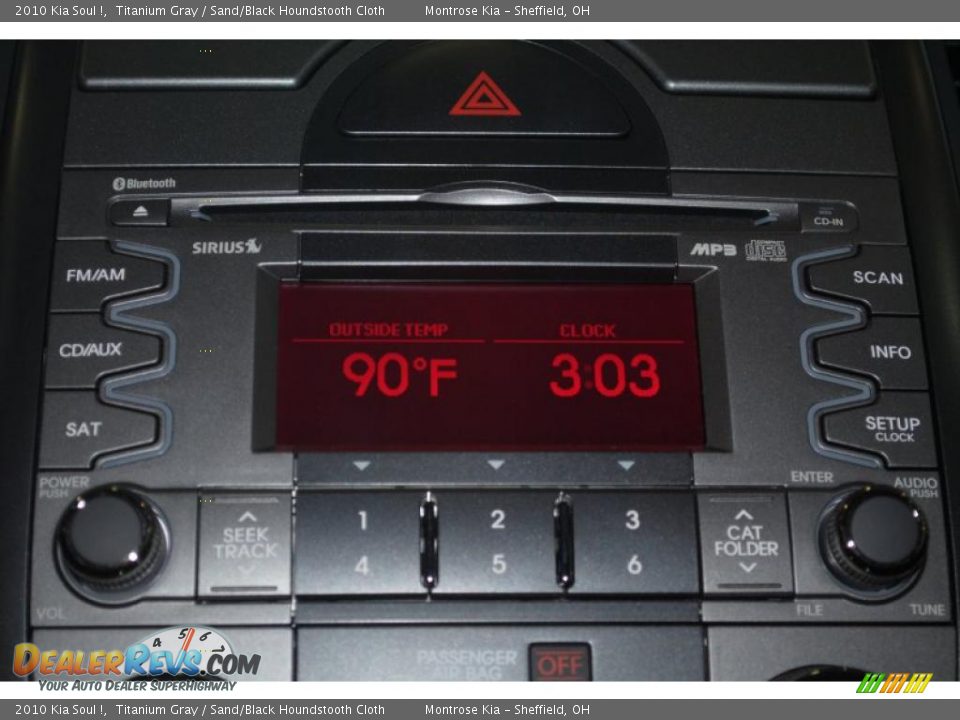 2010 Kia Soul ! Titanium Gray / Sand/Black Houndstooth Cloth Photo #36