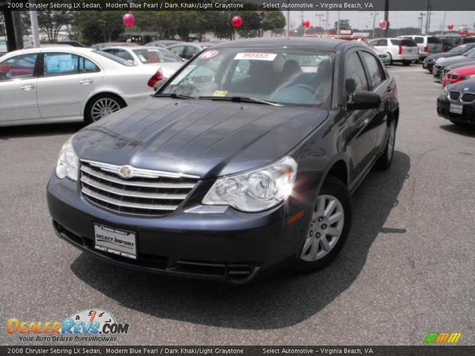 2008 Chrysler Sebring LX Sedan Modern Blue Pearl / Dark Khaki/Light Graystone Photo #1