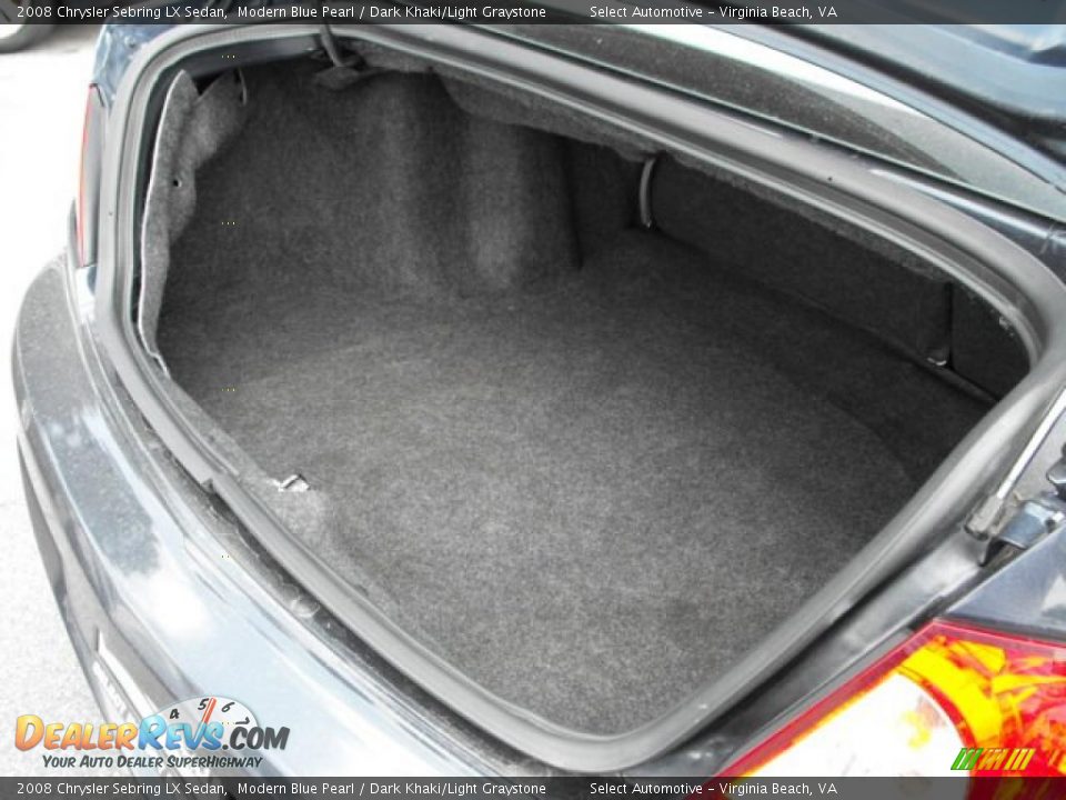 2008 Chrysler Sebring LX Sedan Modern Blue Pearl / Dark Khaki/Light Graystone Photo #9