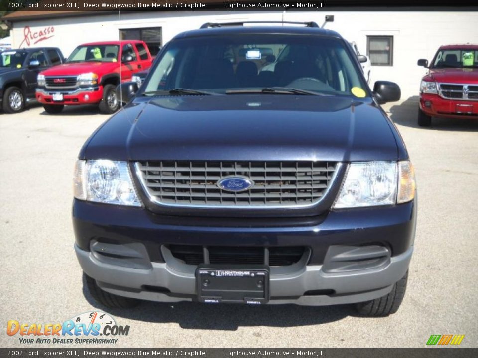 2002 Ford Explorer XLT Deep Wedgewood Blue Metallic / Graphite Photo #4