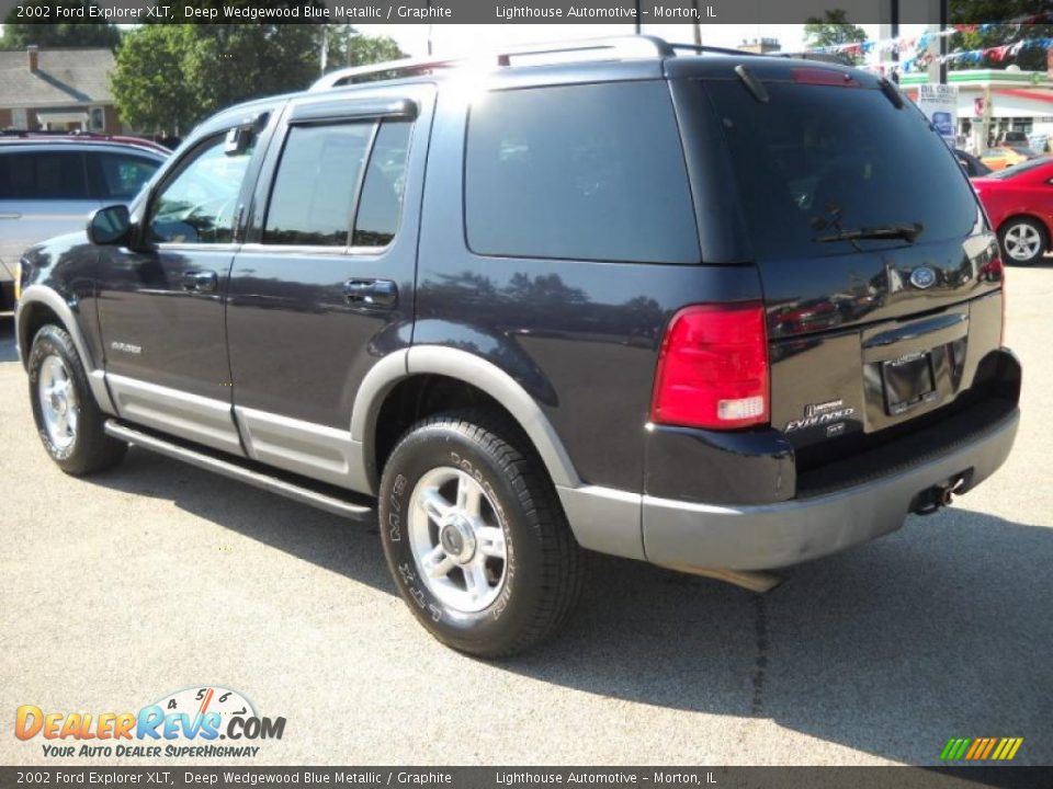 2002 Ford Explorer XLT Deep Wedgewood Blue Metallic / Graphite Photo #5