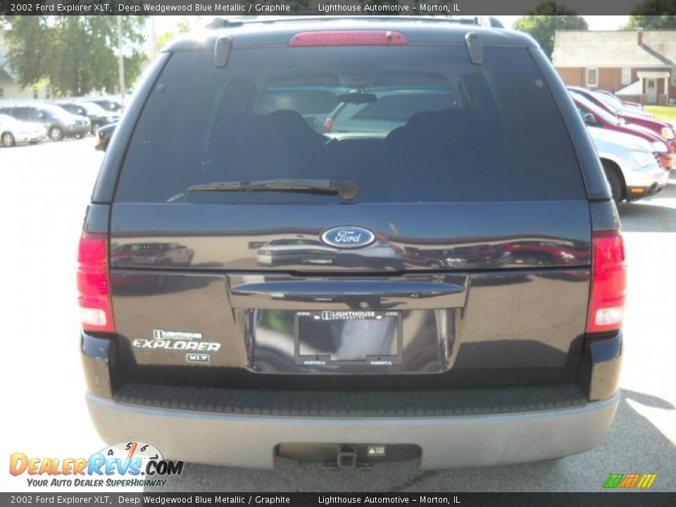 2002 Ford Explorer XLT Deep Wedgewood Blue Metallic / Graphite Photo #8