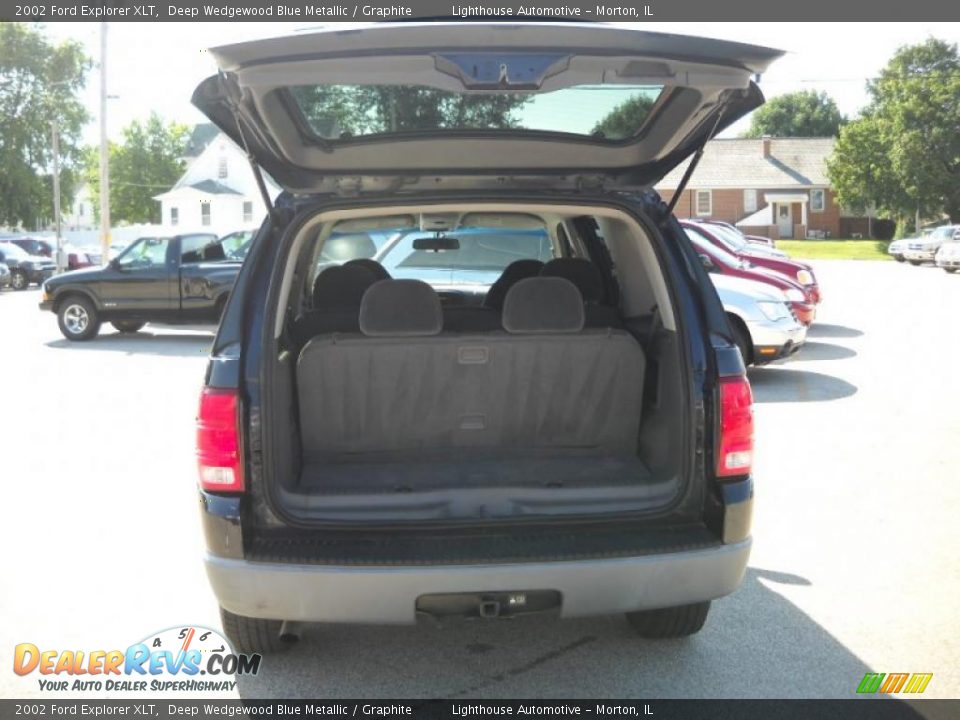 2002 Ford Explorer XLT Deep Wedgewood Blue Metallic / Graphite Photo #9