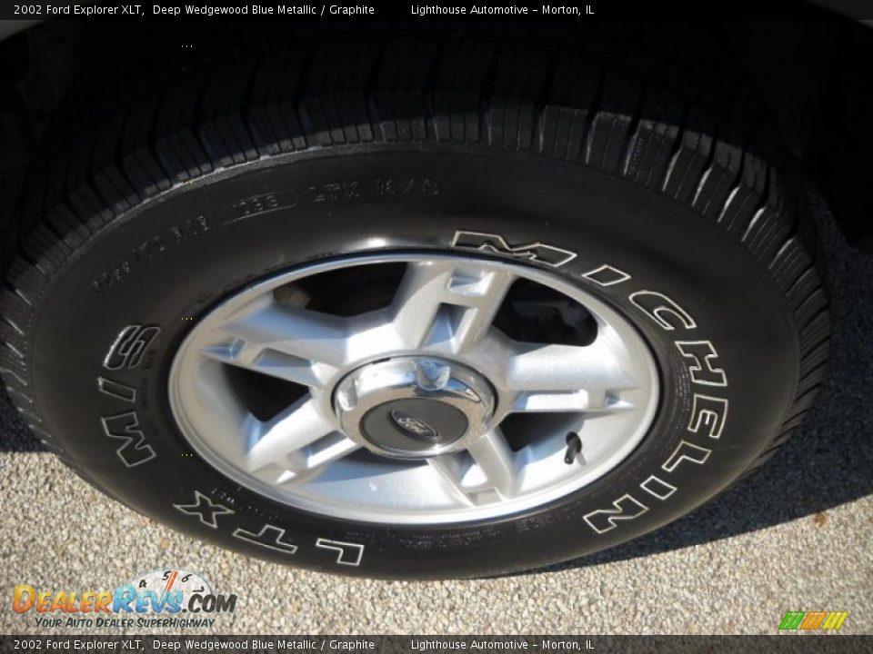 2002 Ford Explorer XLT Deep Wedgewood Blue Metallic / Graphite Photo #11