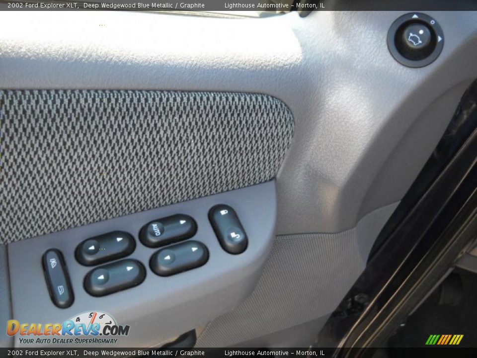2002 Ford Explorer XLT Deep Wedgewood Blue Metallic / Graphite Photo #13