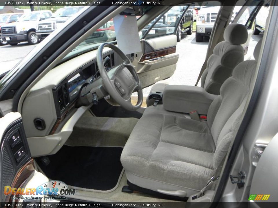 1997 Buick LeSabre Limited Stone Beige Metallic / Beige Photo #8