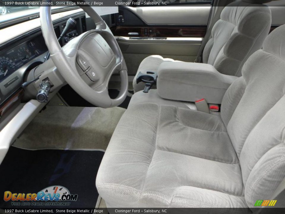 1997 Buick LeSabre Limited Stone Beige Metallic / Beige Photo #14
