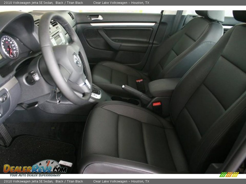 2010 Volkswagen Jetta SE Sedan Black / Titan Black Photo #5