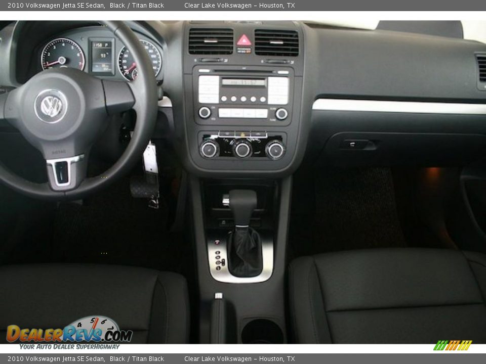 2010 Volkswagen Jetta SE Sedan Black / Titan Black Photo #6