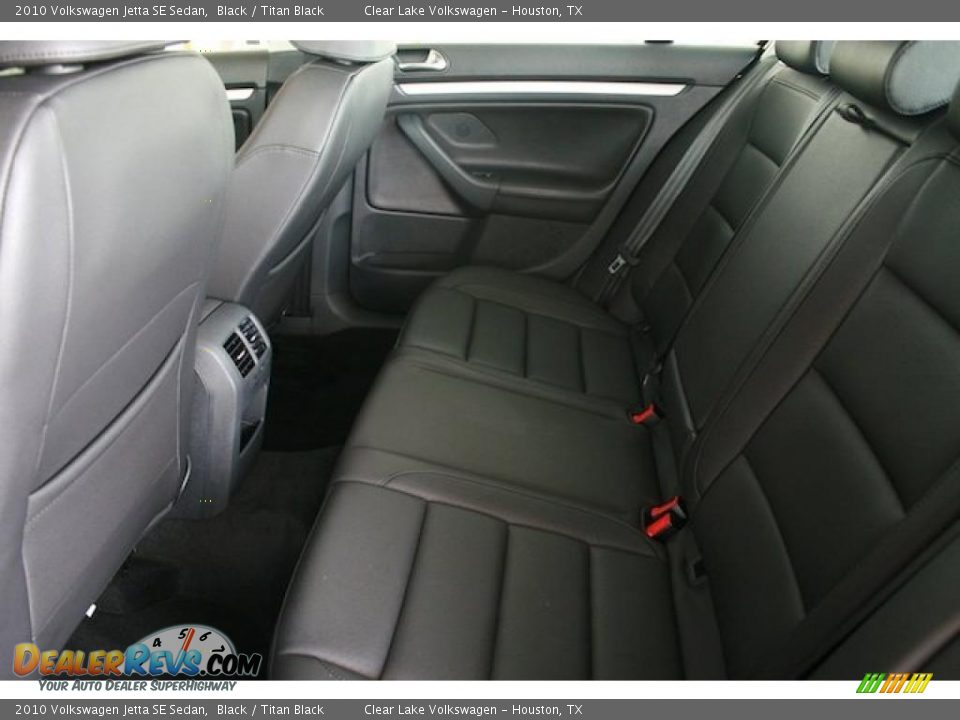 2010 Volkswagen Jetta SE Sedan Black / Titan Black Photo #8