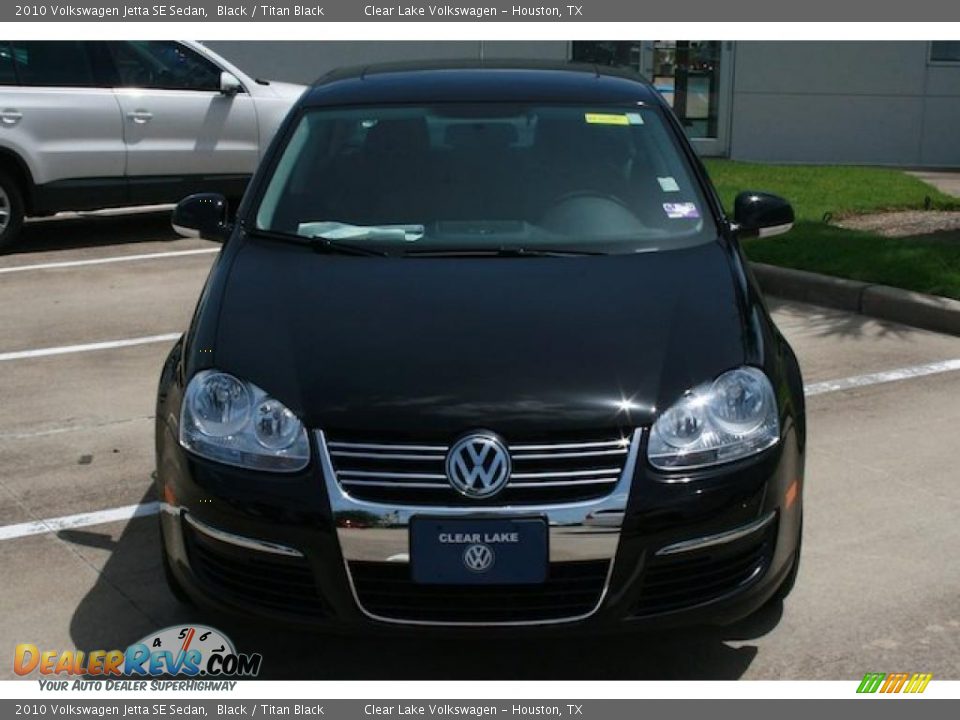 2010 Volkswagen Jetta SE Sedan Black / Titan Black Photo #10