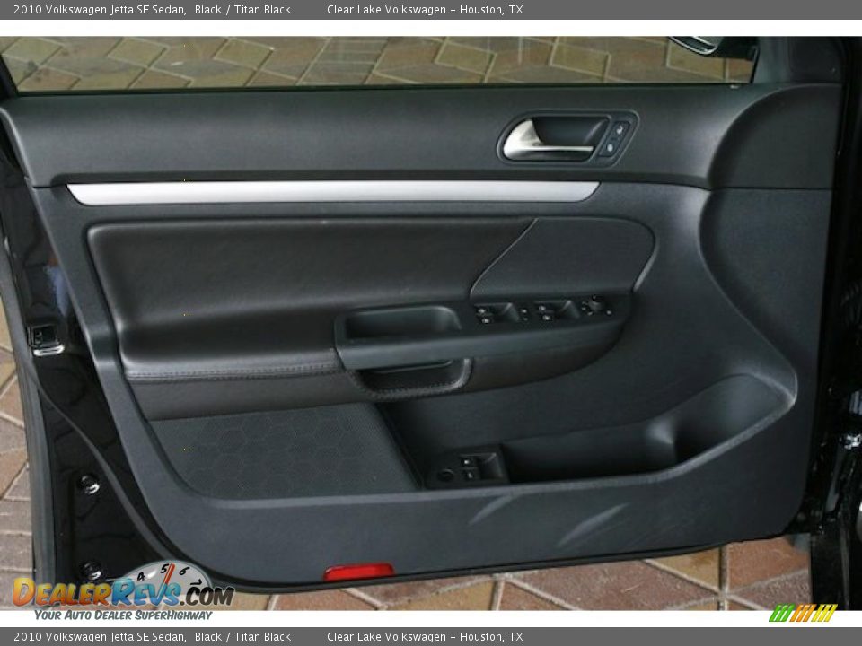 2010 Volkswagen Jetta SE Sedan Black / Titan Black Photo #13