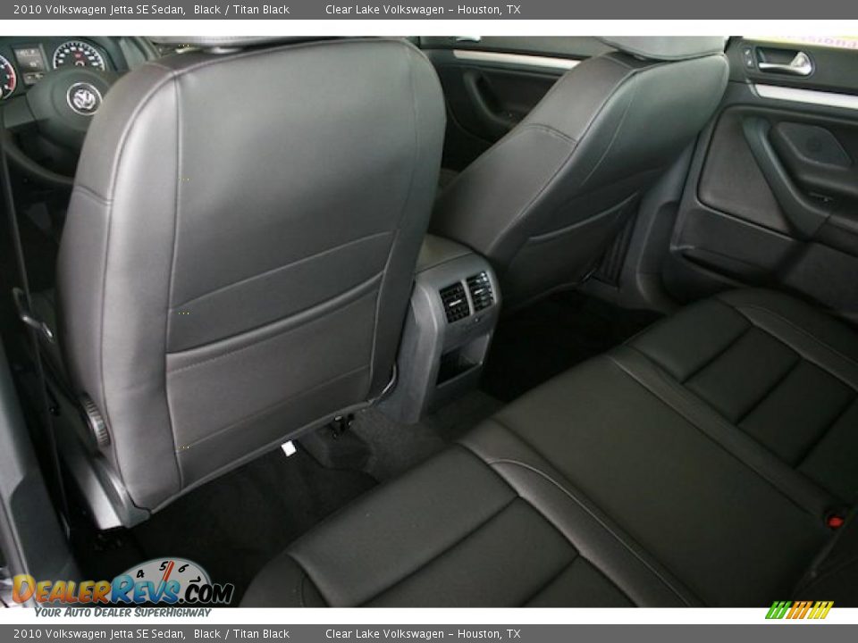 2010 Volkswagen Jetta SE Sedan Black / Titan Black Photo #15