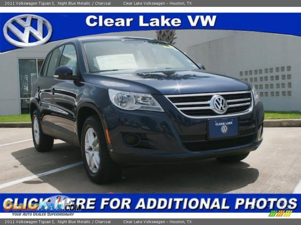 2011 Volkswagen Tiguan S Night Blue Metallic / Charcoal Photo #1