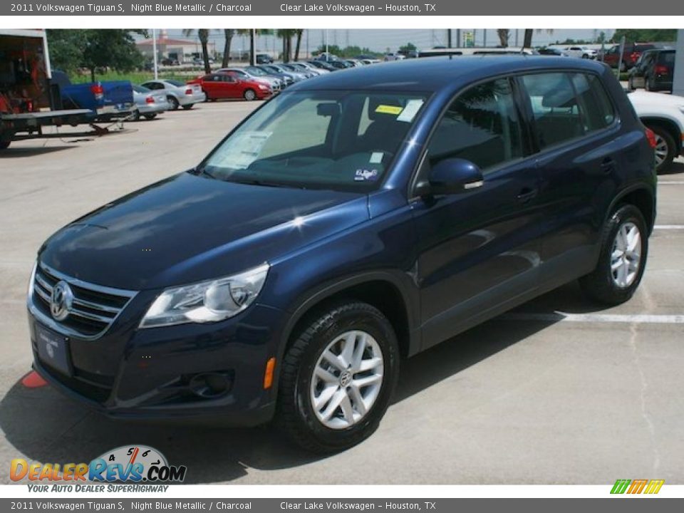 2011 Volkswagen Tiguan S Night Blue Metallic / Charcoal Photo #3