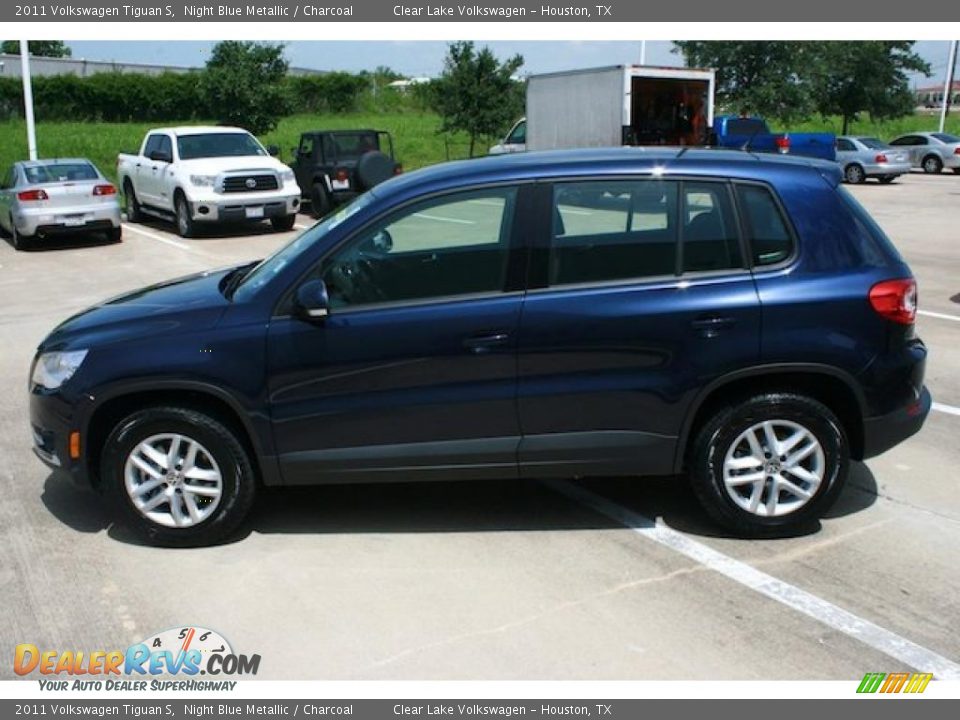 2011 Volkswagen Tiguan S Night Blue Metallic / Charcoal Photo #4