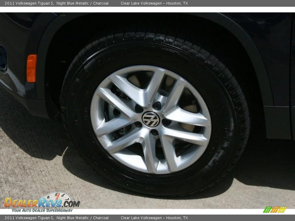 2011 Volkswagen Tiguan S Night Blue Metallic / Charcoal Photo #9