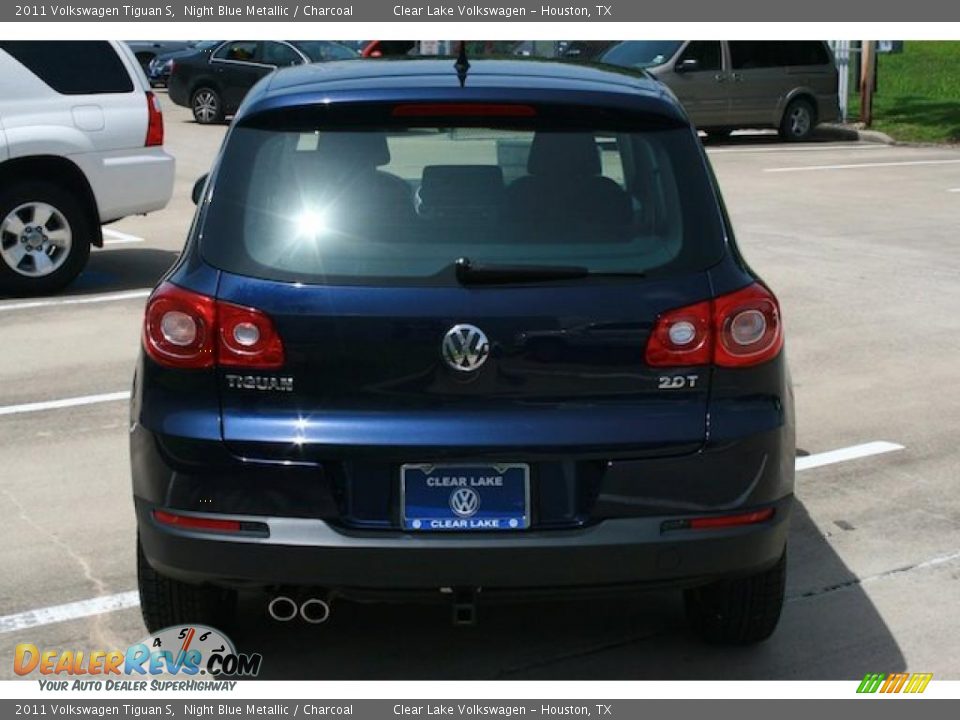 2011 Volkswagen Tiguan S Night Blue Metallic / Charcoal Photo #11