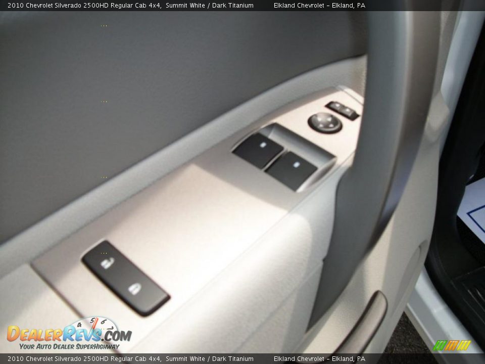 2010 Chevrolet Silverado 2500HD Regular Cab 4x4 Summit White / Dark Titanium Photo #9