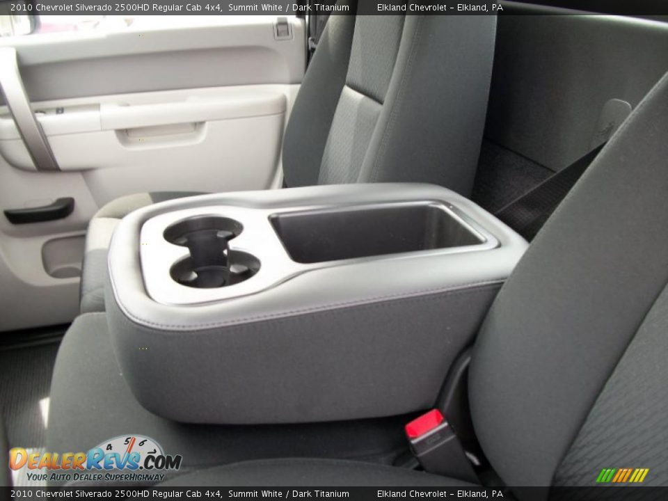 2010 Chevrolet Silverado 2500HD Regular Cab 4x4 Summit White / Dark Titanium Photo #11