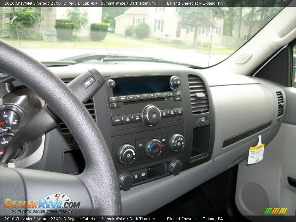 2010 Chevrolet Silverado 2500HD Regular Cab 4x4 Summit White / Dark Titanium Photo #14