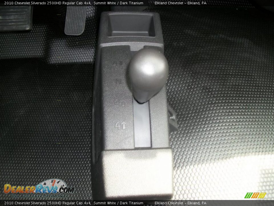 2010 Chevrolet Silverado 2500HD Regular Cab 4x4 Summit White / Dark Titanium Photo #19