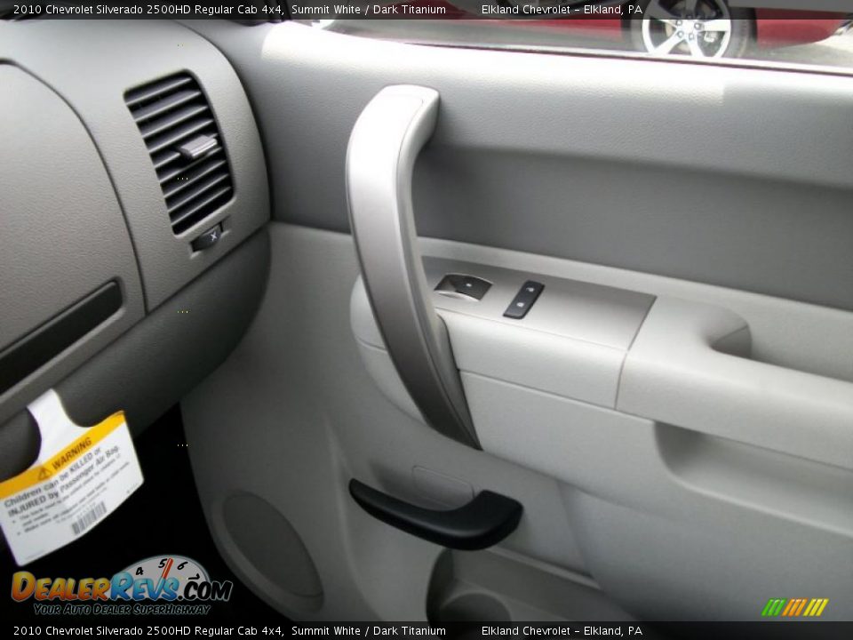 2010 Chevrolet Silverado 2500HD Regular Cab 4x4 Summit White / Dark Titanium Photo #20