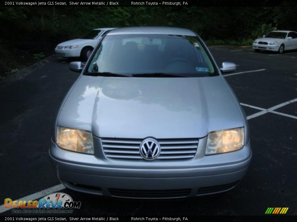2001 Volkswagen Jetta GLS Sedan Silver Arrow Metallic / Black Photo #10