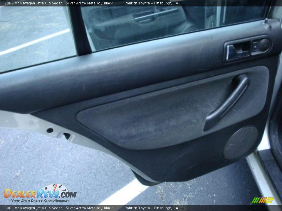 2001 Volkswagen Jetta GLS Sedan Silver Arrow Metallic / Black Photo #14