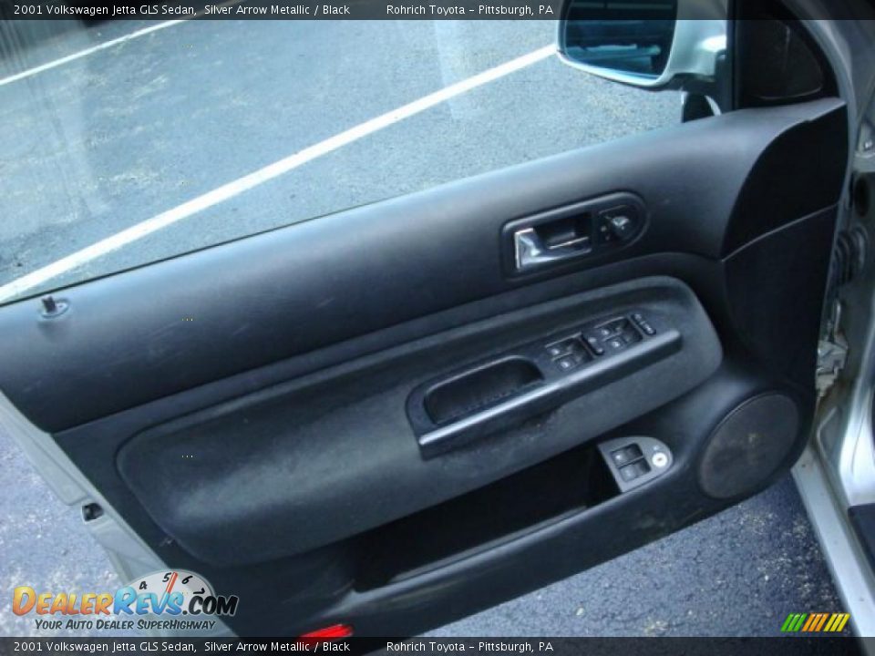 2001 Volkswagen Jetta GLS Sedan Silver Arrow Metallic / Black Photo #15