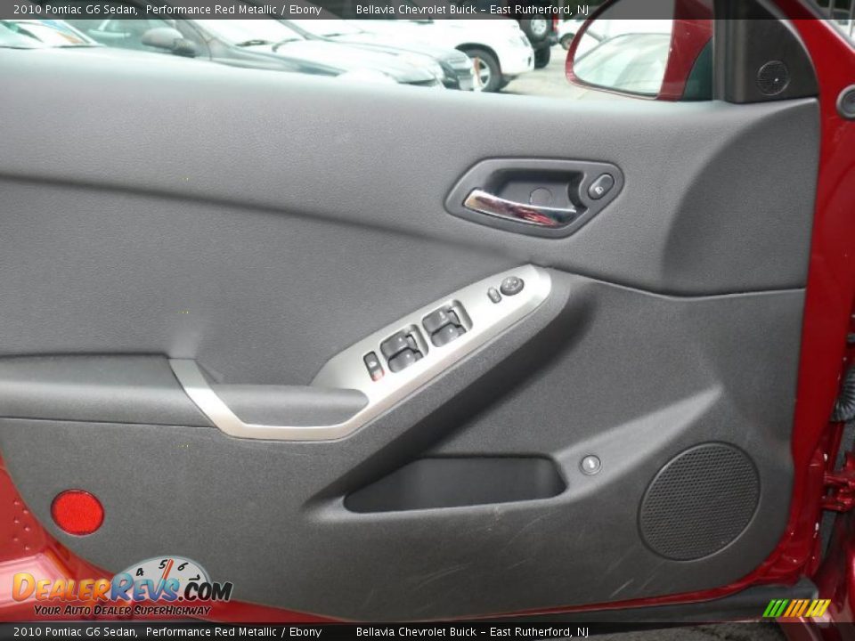 2010 Pontiac G6 Sedan Performance Red Metallic / Ebony Photo #6