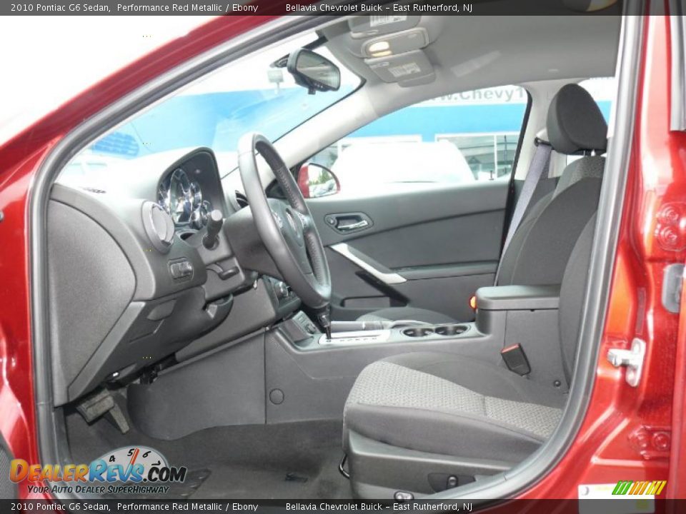 2010 Pontiac G6 Sedan Performance Red Metallic / Ebony Photo #7