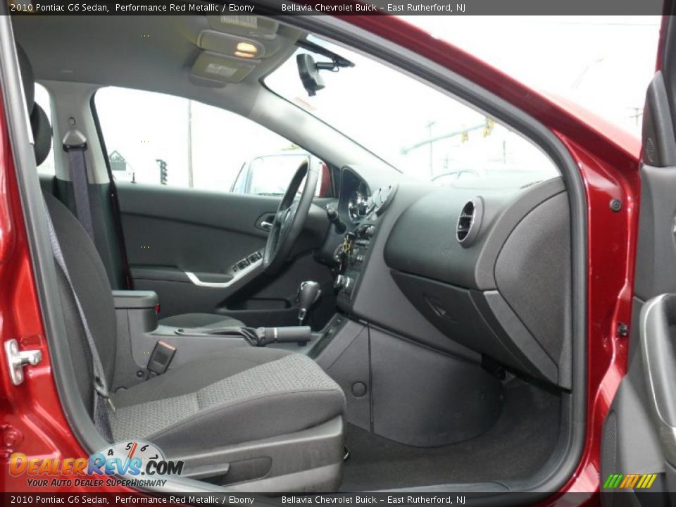 2010 Pontiac G6 Sedan Performance Red Metallic / Ebony Photo #8