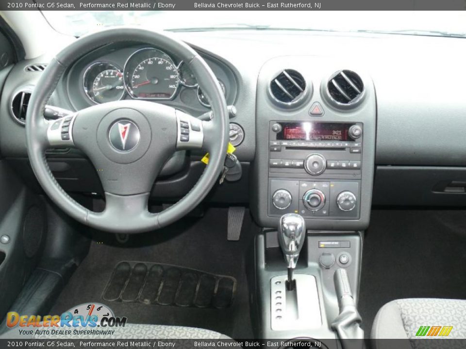 2010 Pontiac G6 Sedan Performance Red Metallic / Ebony Photo #9