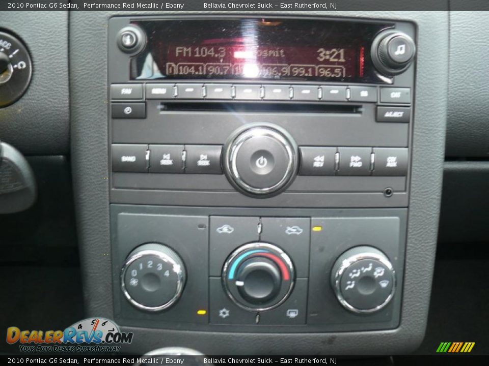 2010 Pontiac G6 Sedan Performance Red Metallic / Ebony Photo #10
