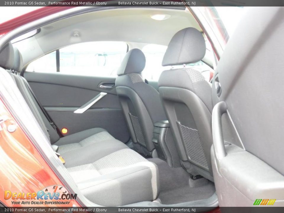 2010 Pontiac G6 Sedan Performance Red Metallic / Ebony Photo #12