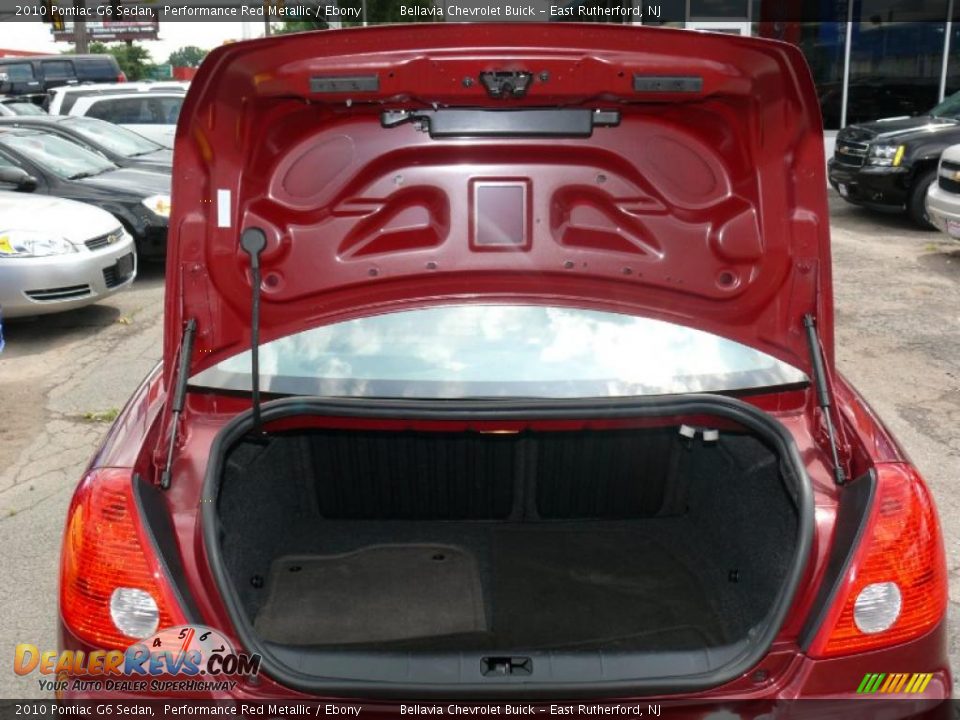 2010 Pontiac G6 Sedan Performance Red Metallic / Ebony Photo #13