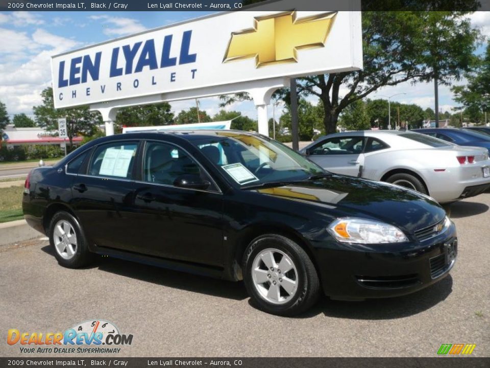 2009 Chevrolet Impala LT Black / Gray Photo #1