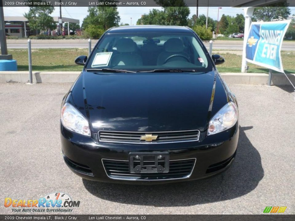 2009 Chevrolet Impala LT Black / Gray Photo #3