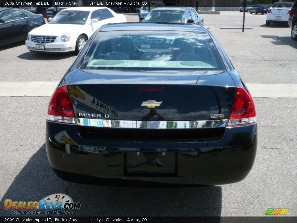 2009 Chevrolet Impala LT Black / Gray Photo #5