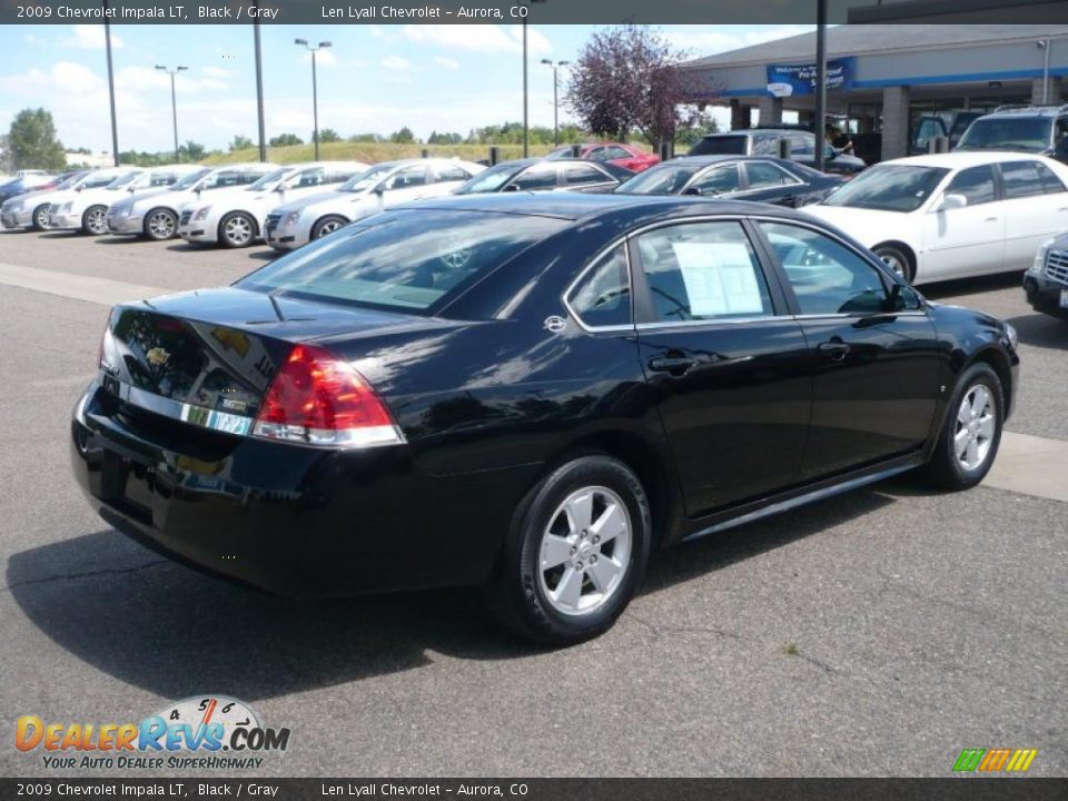 2009 Chevrolet Impala LT Black / Gray Photo #6