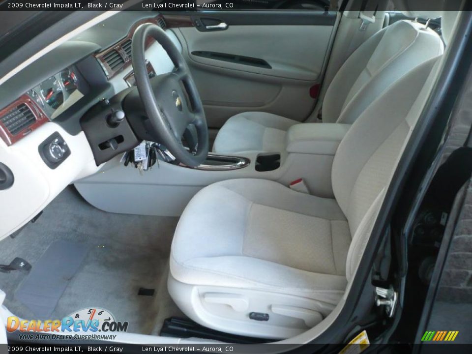 2009 Chevrolet Impala LT Black / Gray Photo #9