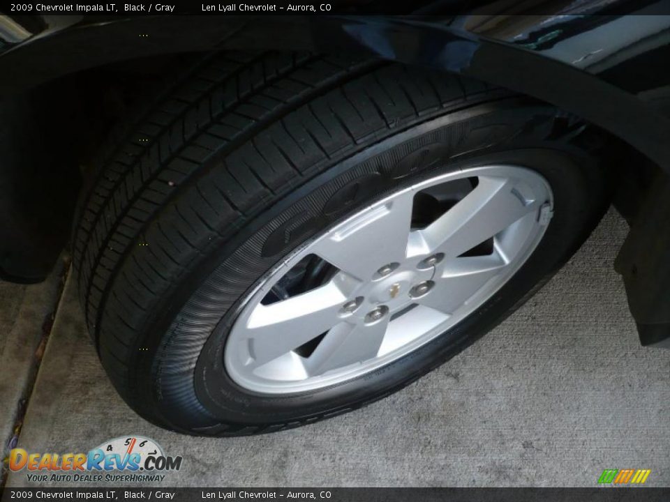 2009 Chevrolet Impala LT Black / Gray Photo #20