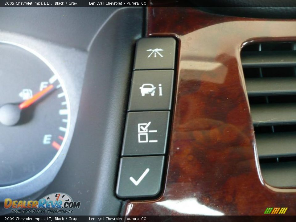 2009 Chevrolet Impala LT Black / Gray Photo #23